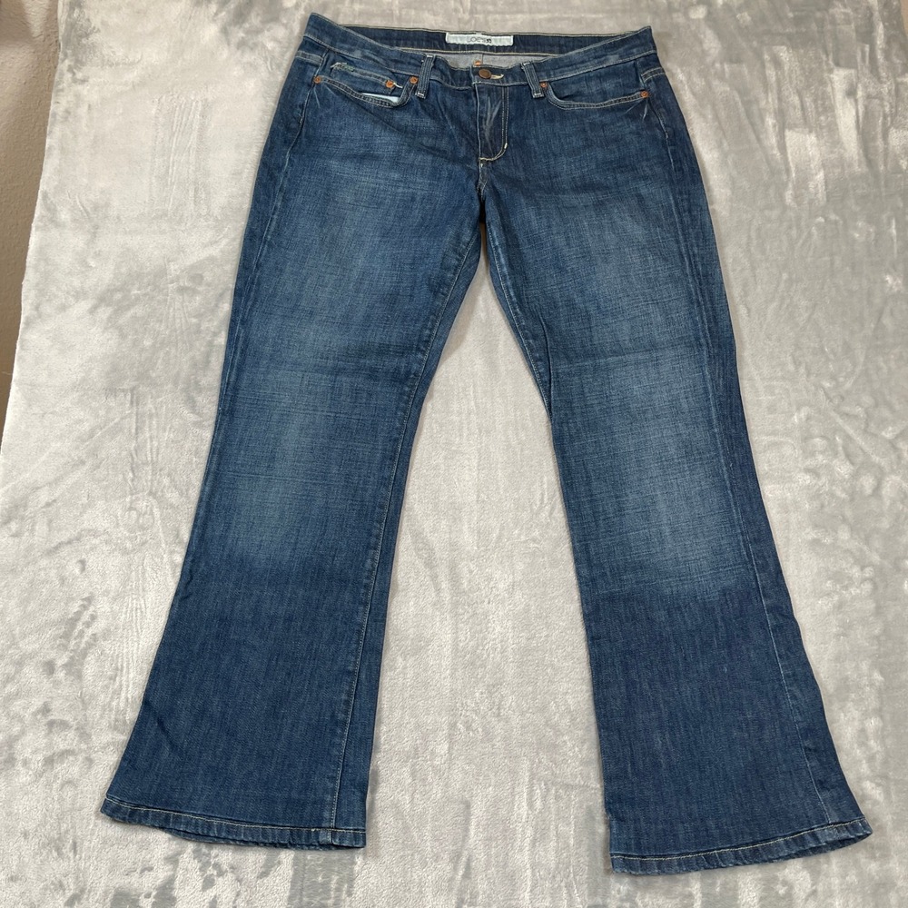 Joes Jeans The Provocateur Bootcut Blue Denim Low Rise Women Size 31 Medium Wash